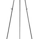Quartet Easel Stand 63" High Adjustable Telescoping Tripod Display for Office School and Home, Lightweight, Black (29E)