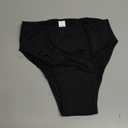 Period Swimwear Bikini Menstrual Leakproof Swim Bottoms UPF 50+ Waterproof Brief Light Flow for Women Girls Teens (X-Small, Dark Black)