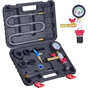 BILITOOLS 10-Piece Coolant Vacuum Refill Kit,Quick Airlift Coolant Refill Tool for Most Vehicles