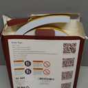 Yotache White High Density Foam Tape 1" x3/4" for Windows Air Conditioner Insulation Seal, Weatherstrip, AntiVibration, Shockproof Protection, Total 13 Ft (2 X 6.5 Ft Each)