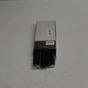 24-Pack Black Taper Candles 10-Inch Unscented Dripless - 7.5-Hour Burn Time Long-Lasting Candles for Weddings, Churches, Festivals, Altars (3/4-Inch Thick)