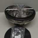 19 inch Bud Leaf Bowl Trimmer, Twisted Spin Cut for Flowers and Plants with 6 Sharp Stainless Steel Blades, Clear Visibility Dome, 6.5" Gardening Pruner Included