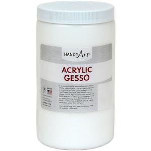 Handy Art 440-003 Medium Student Acrylic Paint, 32 oz., Gesso White