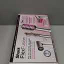 Shark FlexFusion Hair Dryer with Fusion Hair Brush, Ceramic Air Styler with Auto-Wrap Hair Curlers & Concentrator, Ceramic Plates, Metallic Mist HD641