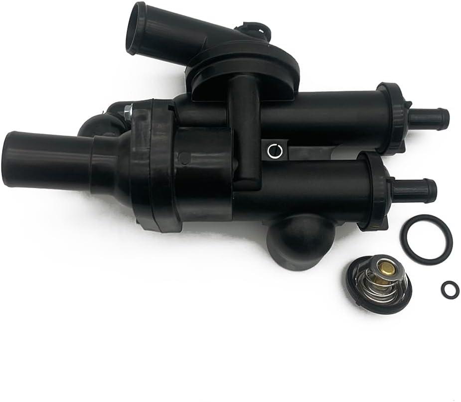 OE 902-3319 Engine Coolant Thermostat Housing Kit Compatible with 2008-2014 Dodge Avenger, 2008-2012 Dodge Caliber, 2008-2010 Chrysler Sebring, 2009-2017 Journey & Compass