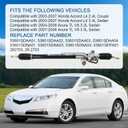 DICMIC Power Steering Rack & Pinion Assembly with Boot Compatible with 2003-2007 Honda Accord 2004-2008 Acura TL Replace# 53601SDAA01, 26-2703