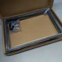 12 Inch Shelf Bracket Heavy Duty L Shelf Bracket 12 x 8 Inch Metal Shelf Bracket with Hardware, Black, 4 Pack