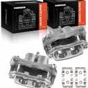 A-Premium Disc Brake Caliper Assembly with Bracket Compatible with Select Subaru Models - B9 Tribeca, Forester, Legacy, Outback, WRX, H4 2.0L 2.5L, H6 3.0L 3.6L - Front Driver and Passenger Side