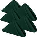 24Pcs Cloth Napkins 17x17 Inches Hunter Green Napkins Cloth Washable with Hemmed Edges for Restaurants, Lunch, Weddings, Decoration, Banquets, Party, Event - Reusable Bulk Linen Dinner Table Napkin