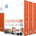 HP Printer Paper | 8.5 x 11 Paper | BrightWhite 24 lb | 5 Ream Case - 2500 Sheets |100 Bright | Made in USA - FSC Certified | 203000C