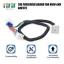 10L0L Golf Cart Harness Adapter-12V Headlight Voltage Reducer Harness for Club Car Precedent (Since 2004) Gas Golf Cart Light Harness, 9 Pin to 12 Pin Converter Harness