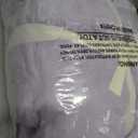 DREAMNINE Oversized Soft Thick Fuzzy Faux Rabbit Fur Throw Blanket Twin Size 60" x 71", Double Sided Comfy Plush Warm Shaggy Fluffy Blankets, Luxury Cozy Cute Furry Blanket for Bed Couch, Lilac Purple