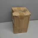 Ribbed Vase Glass Fluted Flower - Esmiome Clear Vases Modern Flower Vase Decorative with Big Capacity Pot Large Wide for Flowers Home Office Wedding, Office, Living Room, Table,Shelf, 6.3''(W)*10''(H)