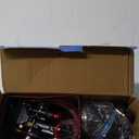 PWK 21mm Carburetor Racing Carb Kits with Air Filter 10pcs Main Jets 10pcs Slow Pilot Jets Universal for 2T 4T Engine Dirt Bike Motocross Motorcycle Scooter ATV Quad Go Kart (21mm)