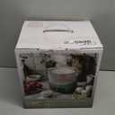 COOK WITH COLOR 3L Glass Mini Low Carb Rice Cooker  Holds 2 Cups Raw/Makes 6 Cups Cooked with Auto Lift Filter Basket, Hotpot & Steamer for Rice, Grains, Digital Panel with Keep Warm, Dark Sage