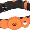 2-in-1 GPS Tracker for Dogs: Smart Collar with Real-Time Location, No Monthly Fee, Unlimited Range (iOS Only) GPS Tracker Dog Collar- Ideal for Small, Medium Large Dogs (Tracker Included)