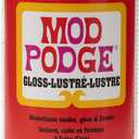 Mod Podge Gloss Sealer, Glue & Finish: All-in-One Craft Solution- Quick Dry, Easy Clean, for Wood, Paper, Fabric & More. Non-Toxic - Craft with Confidence, Made in USA, 32 oz., Pack of 1