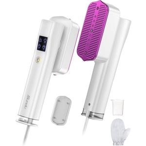 Steamer for Clothes, Sundu Steamer & Iron, 15s Fast Heat-up, 1.3ml Water Tank, Ironing Gloves, 40g/min Steam, Wrinkle Remover for Garment