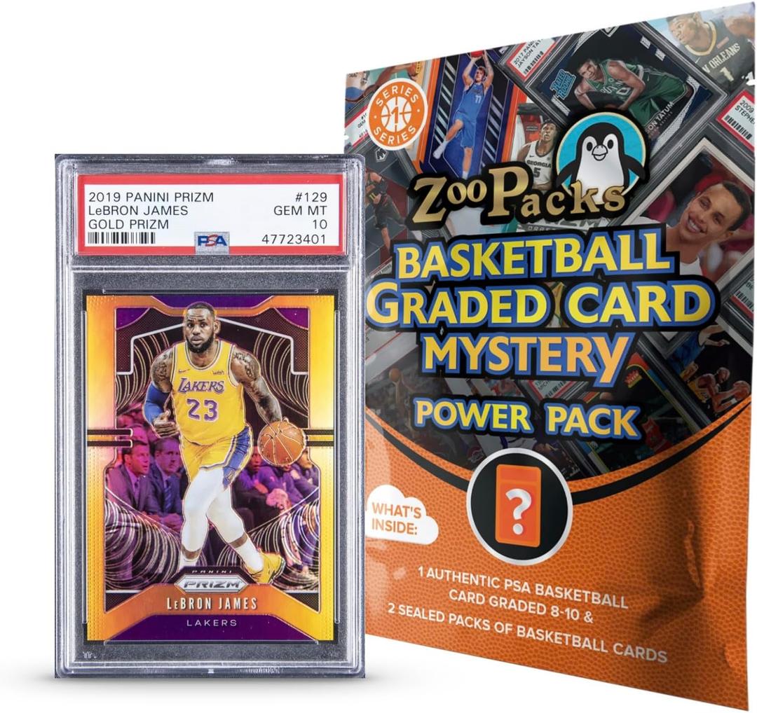 Zoo Packs NBA Basketball PSA Graded Card Mystery Power Pack