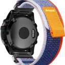 Compatible With Garmin, Trail Loop Nylon Sport Band For fnix/Forerunner/Approach/MARQ/quatix/D2 Series Tough Replacement Band For Men