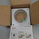 Dryer Vent Hose Connector Kit - Dryer Vent Wall Plate - Dryer Duct Connector Wall Vent with Quick Connect & Disconnect Dryer Dock Connector (Dryer Vent Connector)