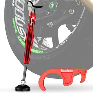 Kaedear Motorcycle Maintenance Stand, Side Stand, Centre Stand Grip Stand, Easy Turn, Safety, Comfort, with Brake Holder included KDR-ST1 (Red) Kaedear Motorcycle Maintenance Stand, Side Stand, Centre Stand Grip Stand, Easy Turn, Safety, Comfort, with Brake Holder included KDR-ST1 (Red)