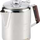 Captain Stag 18-8 Stainless Steel Percolator 3 Cup M-1225