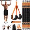 Pull Up Assistance Bands - Adjustable Heavy Duty Pull Up Assist Workout Bands for Men, Women, and Seniors - Resistance Bands for Pull Ups - Pull Up Bar Accessories (Orange)