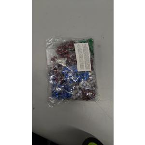 Mixed Color Bracelet Cross Charms