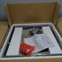 Tatub 20" End Table with Charging Station, Industrial Square Side Table with USB Ports & Outlets, Versatile 2-Tier Small Nightstand for Bedroom Living Room, Black Pack of 2