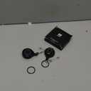 MNGARISTA Upgraded Heavy Duty Retractable Keychain with Belt Clip, 10 OZ Retraction, 31.5" Stainless Steel Cord Key Chain, 3K Carbon Fiber ID Badge Reel Holder with Badge Strap and Key Ring, 2 Pack