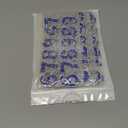 Locacrystal 60pcs Bling Rhinestone Numbers Sticker 6sets 0-9Digits Self-Adhesive Iron on Crystal Numbers Stickers for DIY Crafts Laptop Gifts Furniture Car Clothing Decorations(Blue+White,1.73")