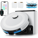 Lefant LiDAR Robot Vacuum and Mop,75-Day Self-Emptying,6000Pa Powerful Suction,Customized Cleaning,Home Mapping, 140 Min Runtime, Roller Brush for Carpet,2.4G/5G WiFi/Alexa/APP/iWatch,M2 Plus