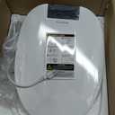 Bidet Toilet Seat with Warm Water Wash, Air Dryer, Heated Seat, Remote Control, LED Display, Self-Cleaning Nozzle, Night Light & Multiple Cleaning Modes (Elongated)
