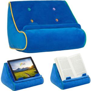 Gifts for Readers & Writers Book Pillow Tablet Stand for Bed Blue - Premium Cushioned Book Holder for Hands Free Reading, Stylish Tablet Holder for Bed, Kindle Pillow Stands & Lap Ipad Holders Gifts for Readers & Writers Book Pillow Tablet Stand for Bed Blue - Premium Cushioned Book Holder for Hands Free Reading, Stylish Tablet Holder for Bed, Kindle Pillow Stands & Lap Ipad Holders
