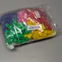 200 Pieces Plastic Whistles with Lanyard Loud Whistles Emergency Whistles Bulk for Trainning Outdoor Hiking Sports Coaches Teacher Referees Whistle