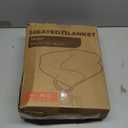 LaffyLo Electric Heated Blanket Full Size - 72" x 84" Flannel Fabric with 10 Heating Levels & 1-12 Hours Auto Shut Off, Breathable and Comfortable for Soft and Bed - Sky Blue