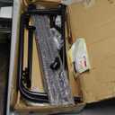 Baby Swing Stand, Heavy Duty Foldable Swing Stand A-Frame Metal Swing Stand Frame for Backyard Indoor & Outdoor, Hammock Chair not Included (Black)