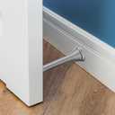 2 x Ravinte Door Stoppers, 12 Pack Spring Door Stops with Rubber Bumper, Satin Nickel Door Stoppers for Bottom of Door