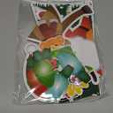 Christmas Refrigerator Magnets Magnetic Christmas Tree Magnets for Refrigerator Stickers Decoration Xmas Stickers for Fridge Santa Reindeer Holiday for Fridge Metal Door Garage