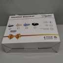 Homemate Electric Heated Blanket Full Size - 72"x84" Heated Bed Blanket Throw with 10 Heating Levels 8 Hours Auto Off Fast Heating Over-Heat Protection-Ultra Soft Flannel ETL Certified, Grey