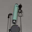 Maestri House Rechargeable Milk Frother with Stand, LunaFro Handheld Electric Foam Maker Waterproof Detachable Stainless Steel Whisk Drink Mixer Foamer for Lattes, Cappuccino (Blue)