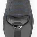 Motorcycle 2-Up Rider Passenger Comfort Seats Fit for Yamaha XMAX 300 2017 2018 2019 2020 2021 2022, One-Piece Complete Seat Leather Cushion Pad, Blue