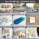 Heavy Duty Double Sided Tape, Nano Adhesive Mounting Tape for Wall Poster Carpet Frame - No Residue, Removable, 1.18" x 9.84' (Crafts, Balloon, Hanging)