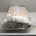 Full Size Comforter Sets, Khaki Green Plaid Bedding Set 7 Piece for Boys Girls Teen, Classic Homestead-Style Kids Comforter Set Bed in A Bag with Sheets, Pillowcases & Shams