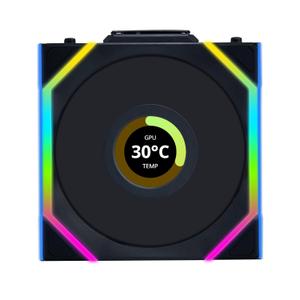 Lian Li UNI SL 120mm Wireless ARGB PWM Fan - 12cm, Desktop & Radiator Compatible, 1900 RPM, 29.5dB(A), 85.09 m/h Flow, Black