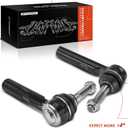 A-Premium 2 x Front Outer Tie Rod Ends, Compatible with Chrysler 200 11-14, Sebring 07-10, Dodge Avenger 08-14, Caliber 07-12, Journey 09-18, Jeep Compass 07-17, Patriot 07-17