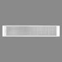 HVAC Premium 6" x 30" Cube Core Eggcrate Return Air Filter Grille for 1" Filter - Aluminum - White [Outer Dimensions: 8.5" x 32.5"]