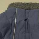 Winter Dog Coats, Warm Fleece Pet Winter Coat for Small, Medium and Large Dogs, Adjustable Dog Jacket with Nylon Buckle, Water Resistant Reflective Safety Coats for Doggie, Blue M