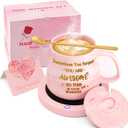 Coffee Mug Warmer & You are Awesome Mug Set, Coffee Gifts Set for Women Christmas, Coffee Warmer for Desk Auto Shut Off, Coffee Cup Warmer, Office Gifts for Women for Christmas